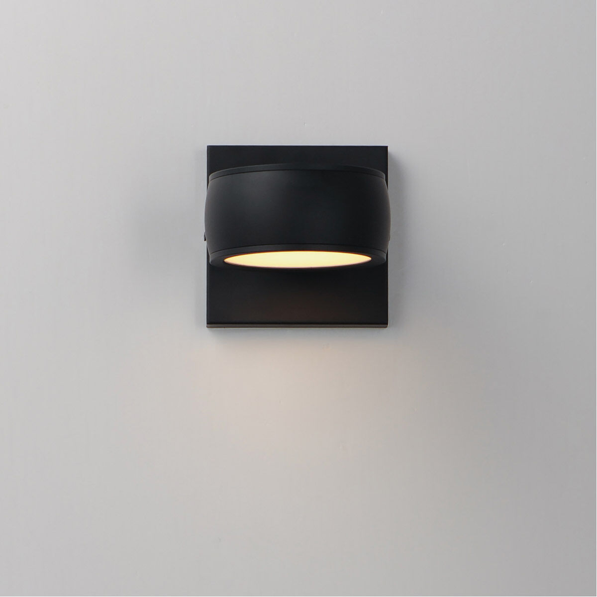 Modular LED 5 inch Black Outdoor Wall Sconce