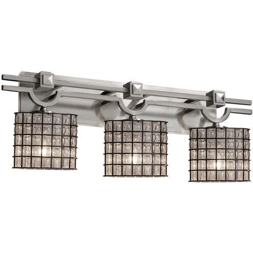 Argyle LED 29 inch Polished Chrome Bath Bar Wall Light in 2100 Lm LED, Swirl with Clear Bubbles, Oval
