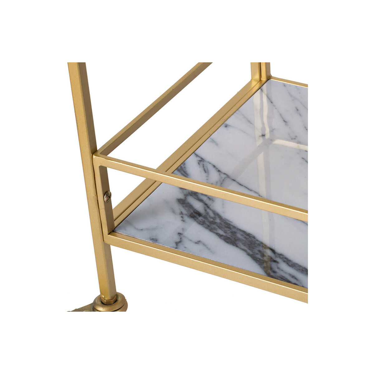 Anita Polished Gold Cart