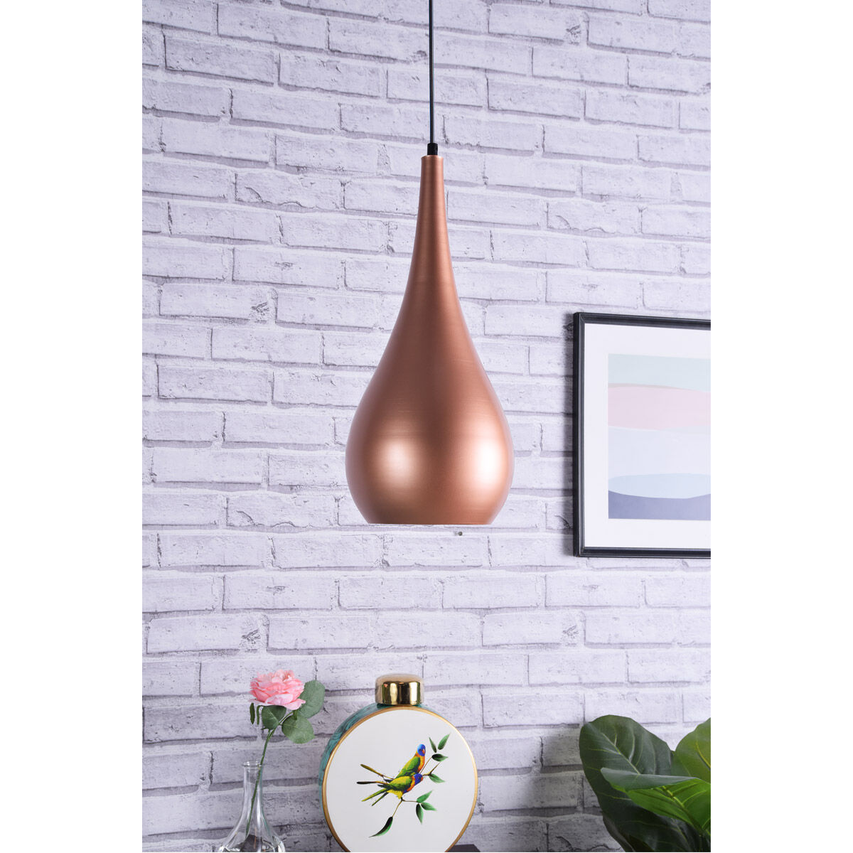 Nora 1 Light 7.5 inch Honey Gold Pendant Ceiling Light