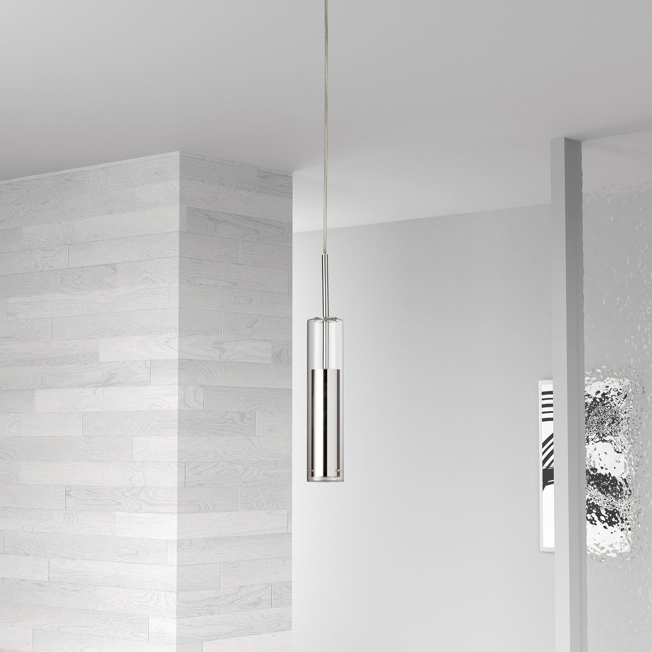 Luna LED 2.5 inch Polished Chrome Pendant Ceiling Light