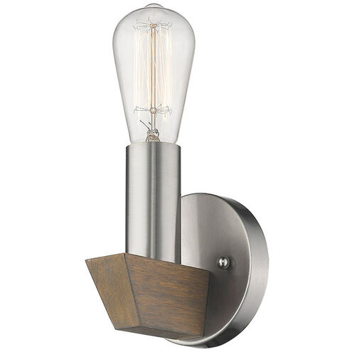 Finnick 1 Light 5 inch Satin Nickel Sconce Wall Light