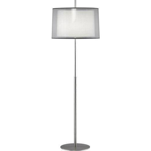 Saturnia 63.75 inch 150.00 watt Stainless Steel Floor Lamp Portable Light