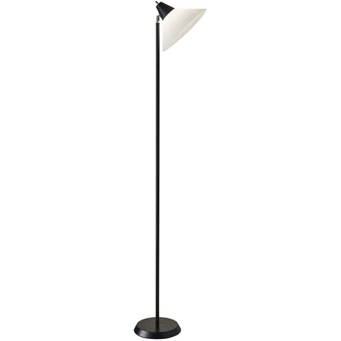 Swivel 71.5 inch 100 watt Black Floor Lamp Portable Light