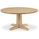 Charles 59.75 X 59.75 inch Natural Dining Table