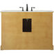 Americana 48 X 22 X 35 inch Natural Wood Vanity Sink Set