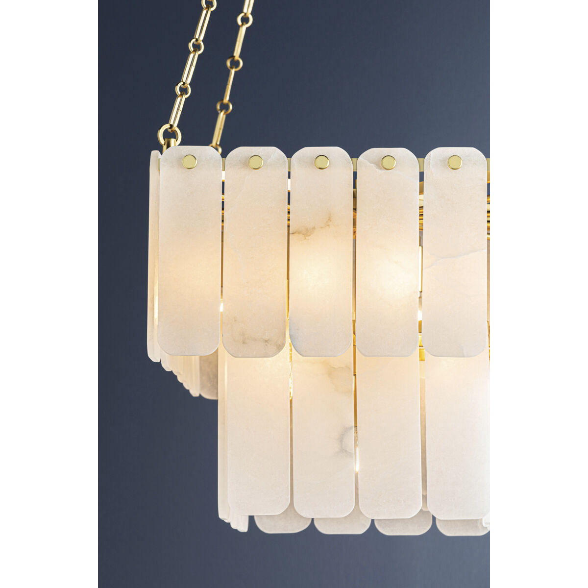 Moissanite 17 Light 20 inch Aged Brass Chandelier Ceiling Light