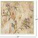 Ruby II Purple and Beige and Green and Rust Framed Art