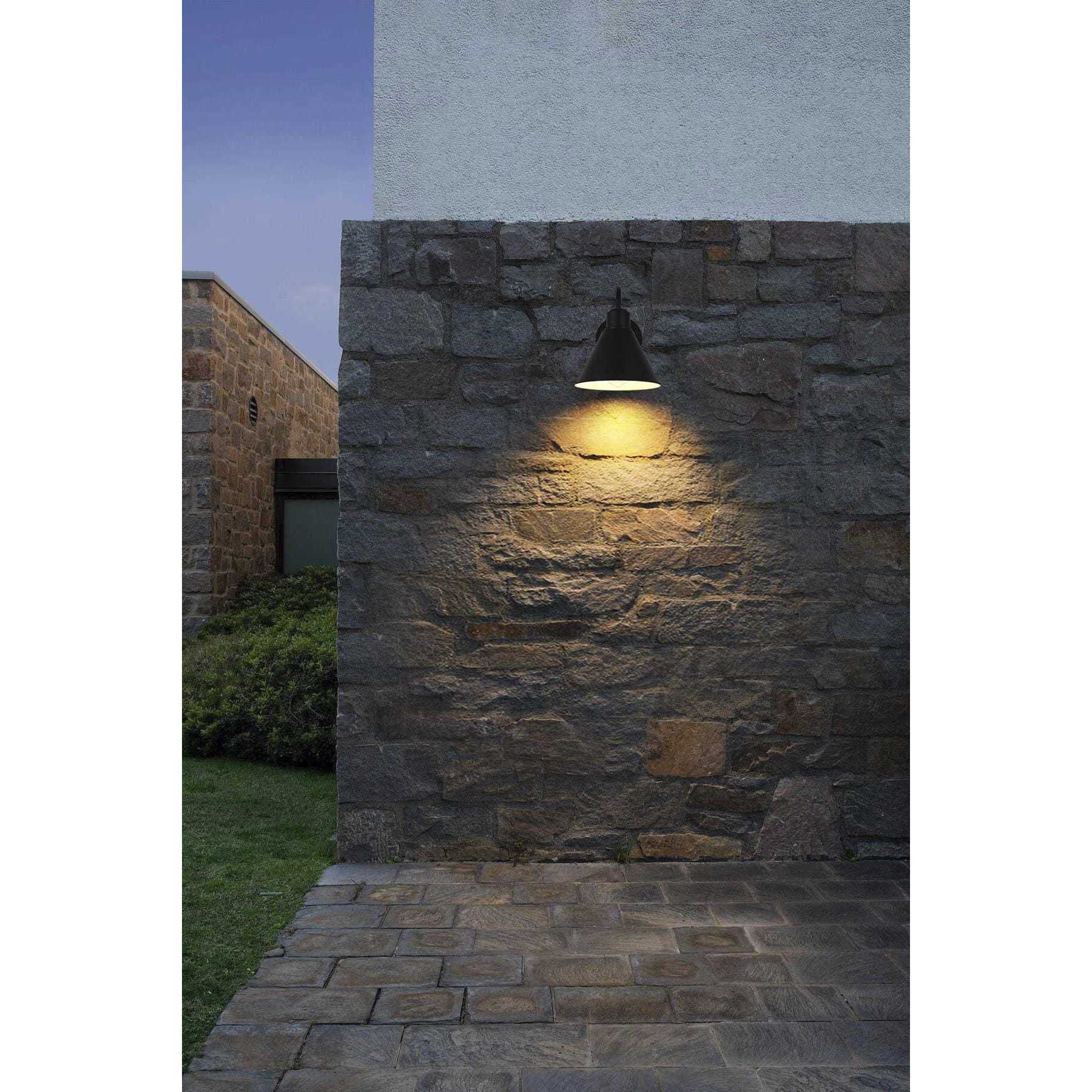 Colton 1 Light 10 inch Black Outdoor Wall Sconce