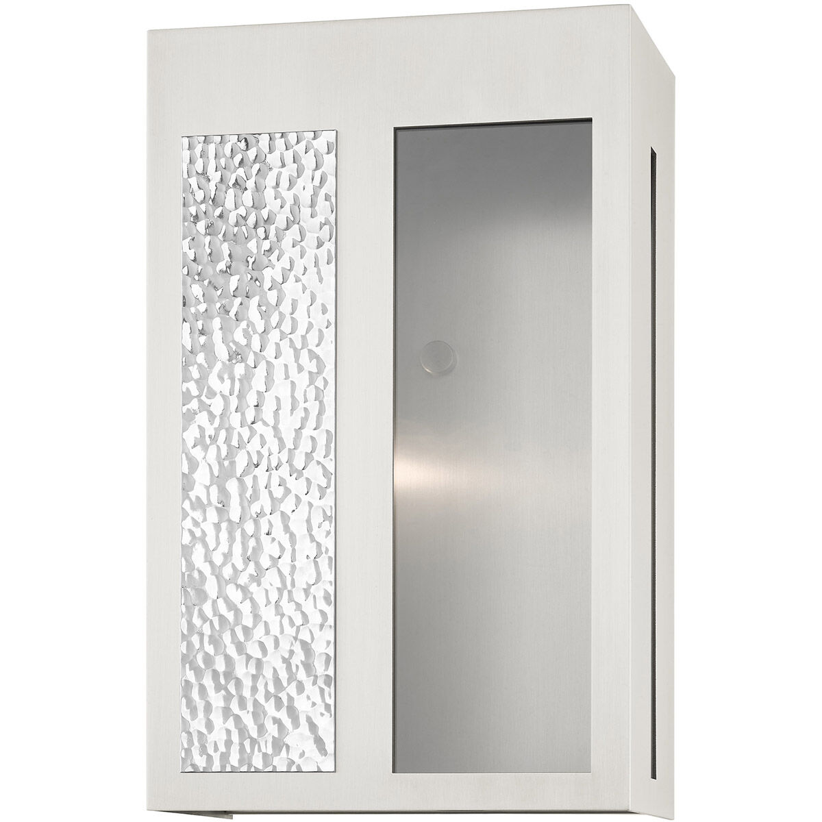 Lafayette 1 Light 14 inch Brushed Nickel Outdoor Wall Lantern