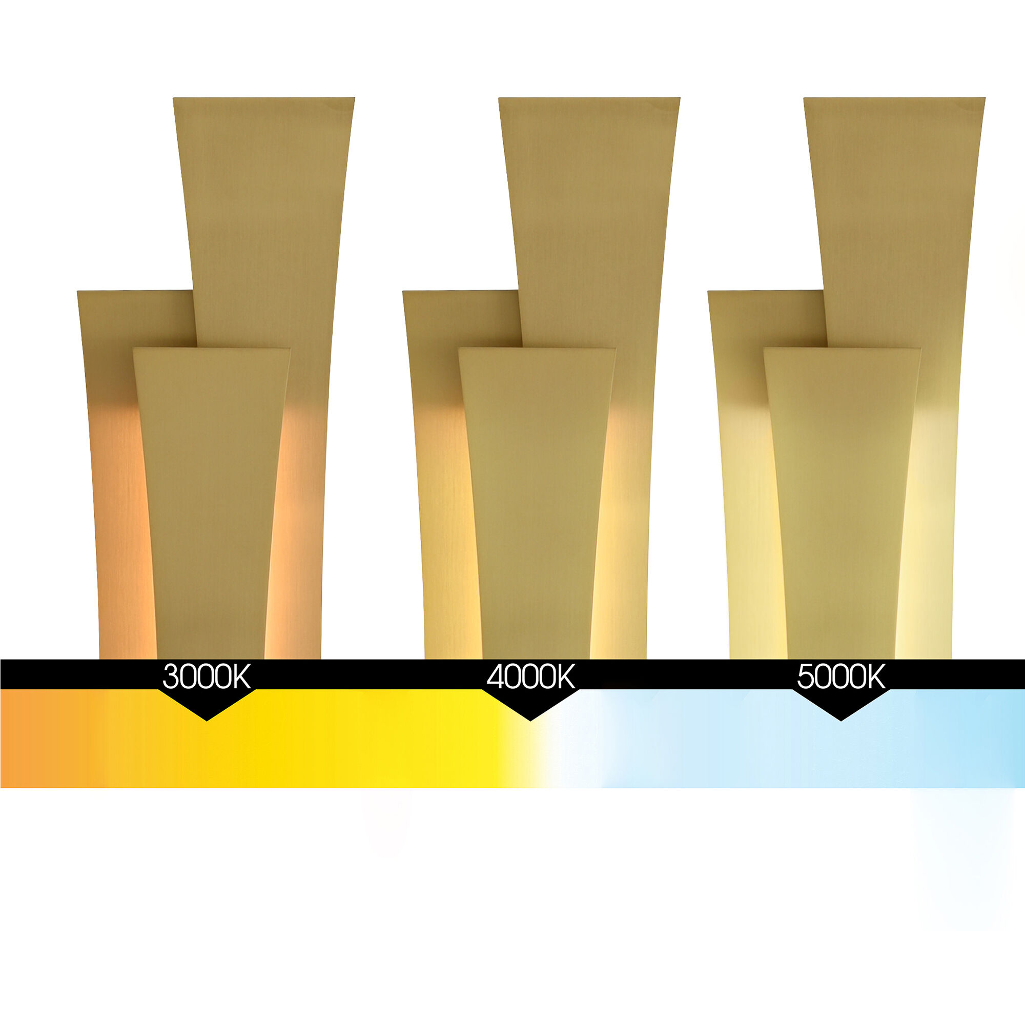 Candora LED 24 inch Brass Vanity Light Wall Light