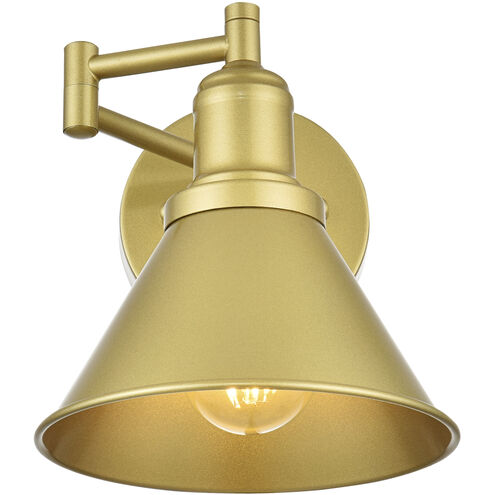 Judson 12 inch 40.00 watt Brass Swing Arm Wall Sconce Wall Light
