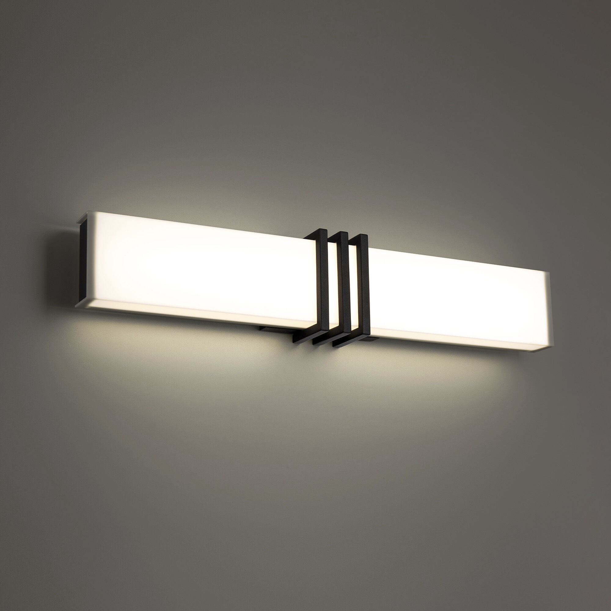 Minibar LED 28 inch Black Bath Vanity & Wall Light, dweLED