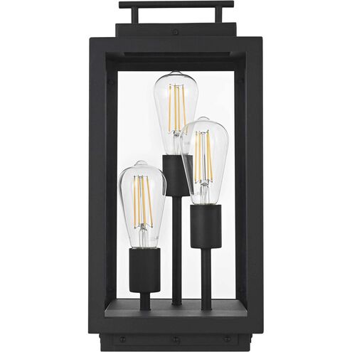 Valentin 18 X 8 inch Black Outdoor Lawn Light