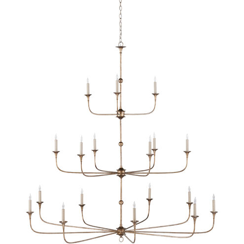 Nottaway 18 Light 60 inch Pyrite Bronze Chandelier Ceiling Light