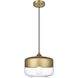 Ashwell 1 Light 10 inch Satin Gold Pendant Ceiling Light