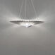 Signature Origami LED 23.8 inch Polished Chrome Pendant Ceiling Light, Schonbek Signature