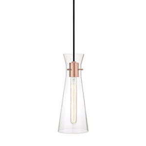 Anya 1 Light 6 inch Polished Copper Pendant Ceiling Light