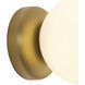 Alora Mood Fiona 1 Light 5.13 inch Brushed Gold Wall Sconce Wall Light