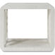 Royal Palm 28 X 24 inch Sandbar Side Table, Wooden, Coastal