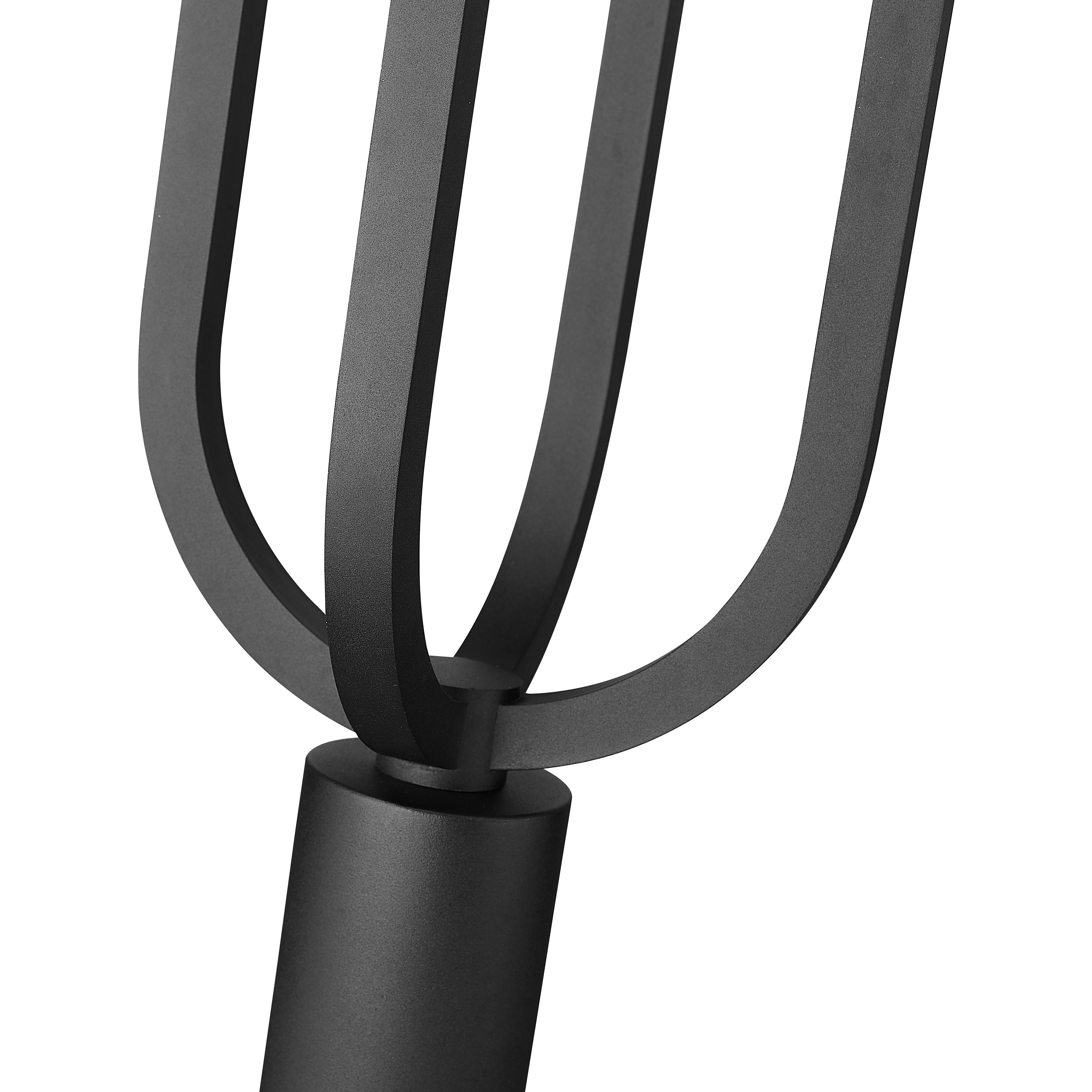 Leland LED 26.25 inch Sand Black Outdoor Post Mount Fixture