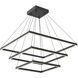 Piazza 31.5 inch Black Chandelier Ceiling Light
