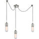 Thomas O'Brien Junio LED 8.75 inch Polished Nickel Pendant Ceiling Light in Frosted Glass