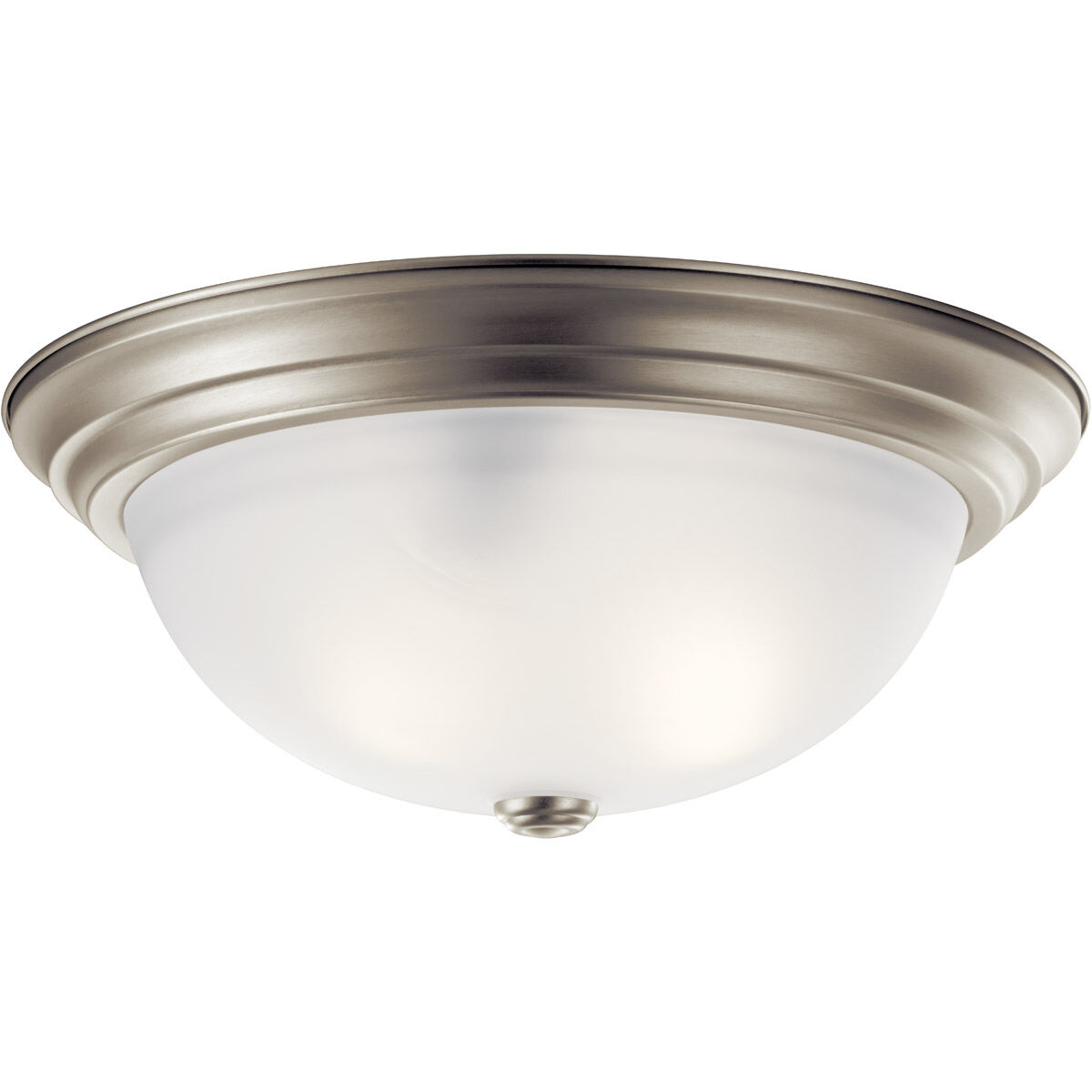 Independence 3 Light 15 inch Brushed Nickel Flush Mount Light Ceiling Light