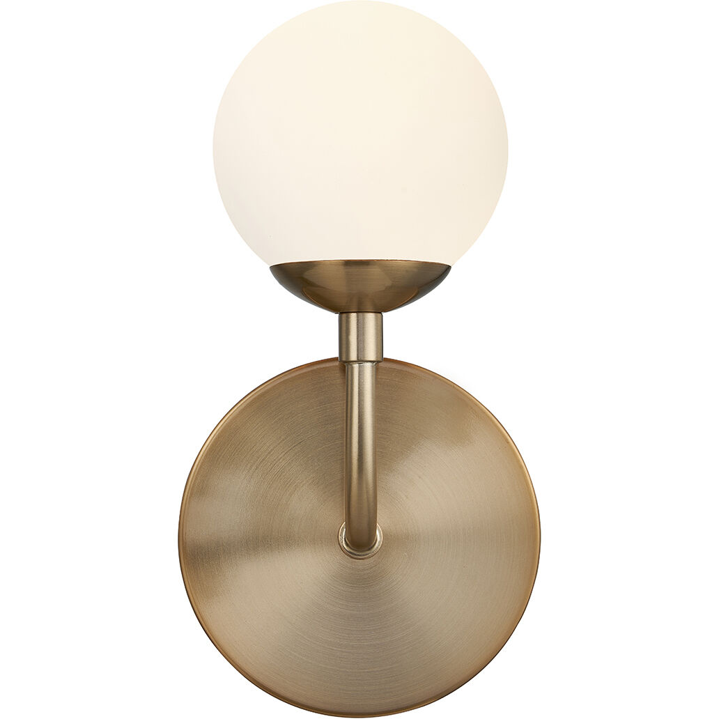 Fusion Collection - Noho Family 1 Light 4.5 inch Brushed Brass ADA Wall Sconce Wall Light in 4" D x 4.5" W x 9" H, EVOLV