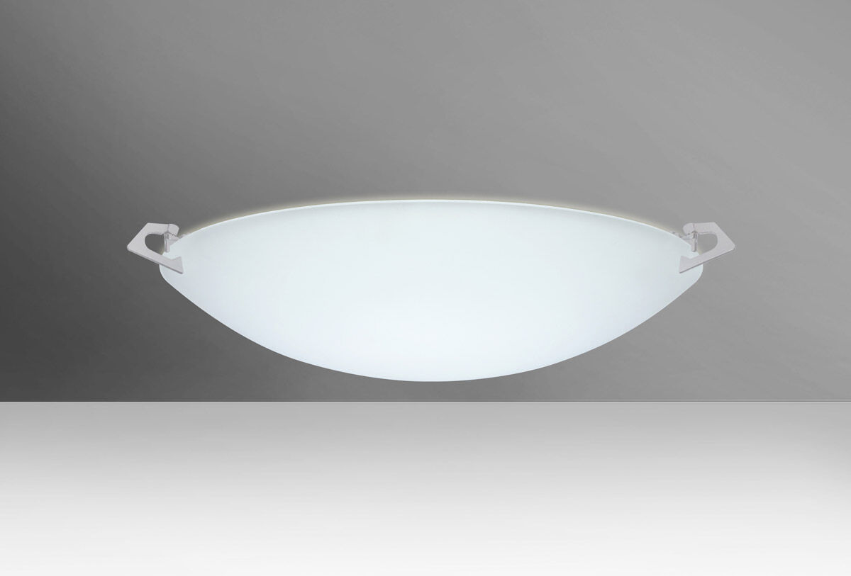 Sonya 17 LED 17 inch Satin Nickel Flush Mount Ceiling Light in Satin ...