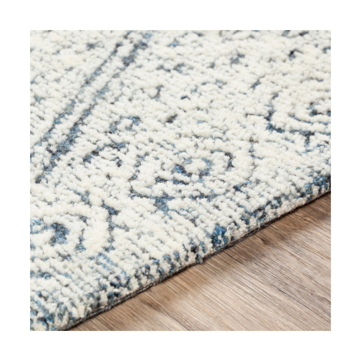 Louvre 36 X 24 inch Navy/Ice Blue/Cream Rugs