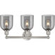Edison Bella 3 Light 23.5 inch Brushed Satin Nickel Bath Vanity Light Wall Light