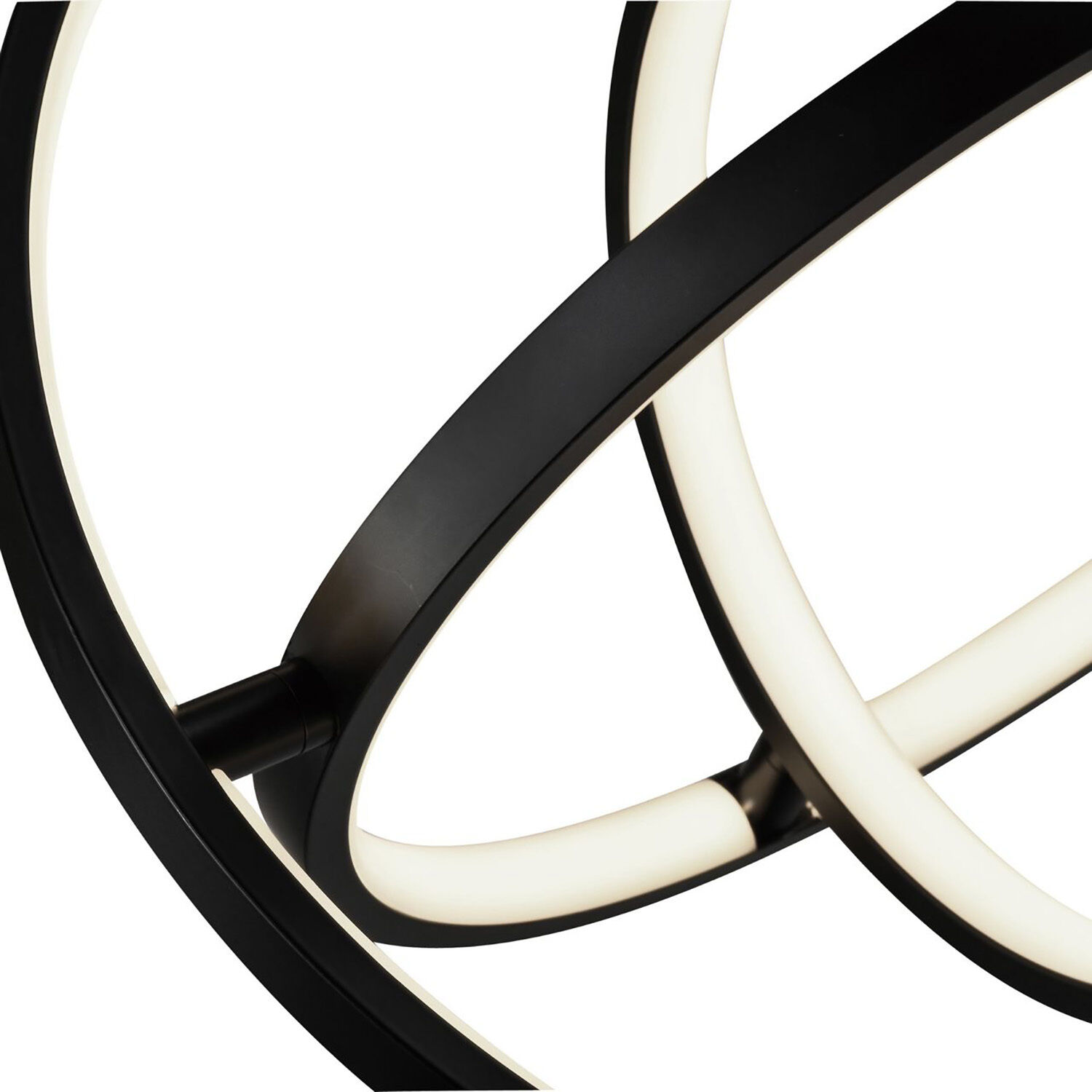 Sienna LED 15.75 inch Semi Gloss Black Pendant Ceiling Light