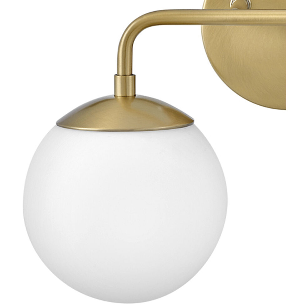 Julep LED 15 inch Lacquered Brass Bath Light Wall Light