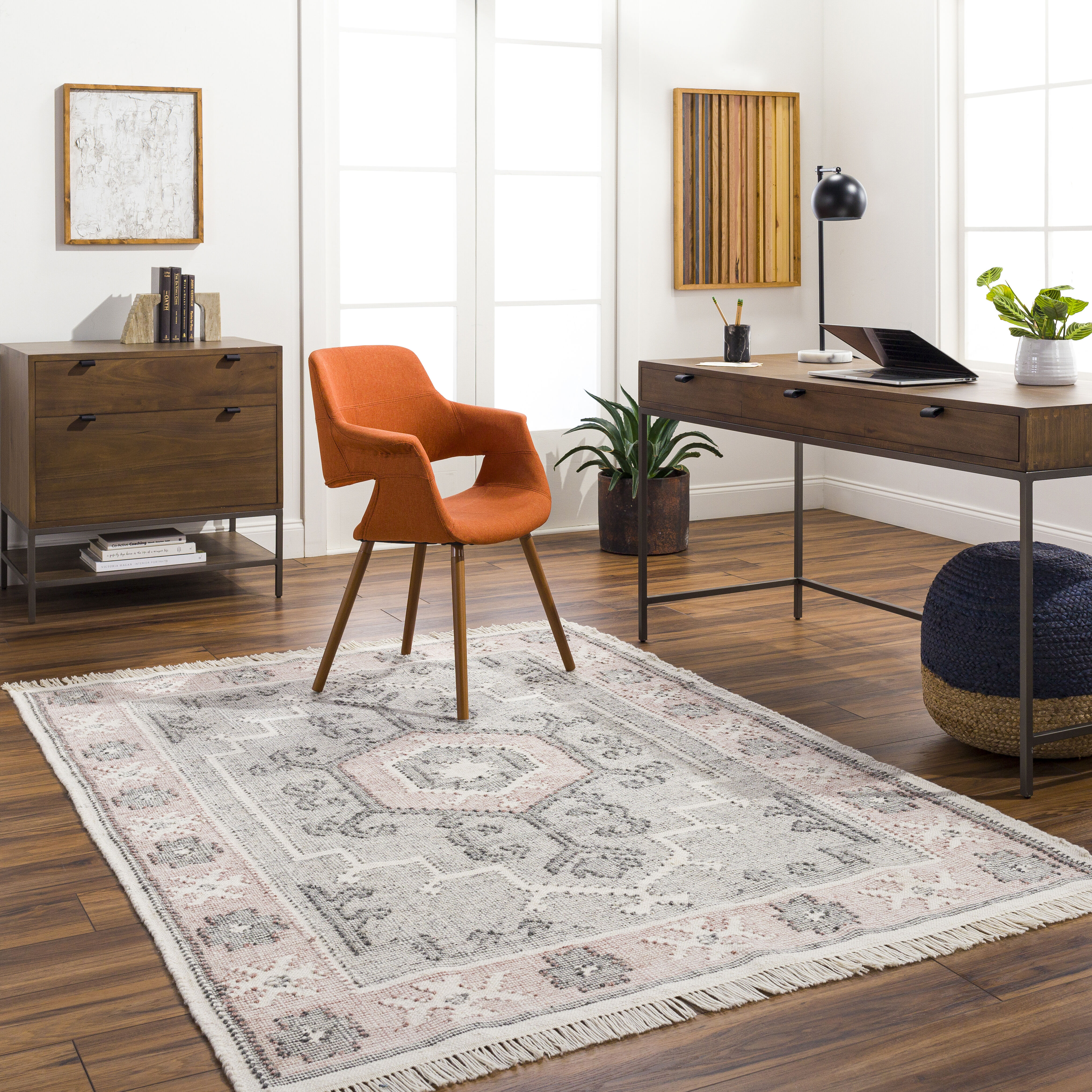 Bursa 144 X 106 inch Light Gray Rug, Rectangle