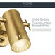 Ruehl 14 inch 9 watt Lacquered Brass Swing Arm Wall Sconce Wall Light