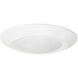 Opal LED 1 inch White Surface Mount Ceiling Light in 4000K, Regressed