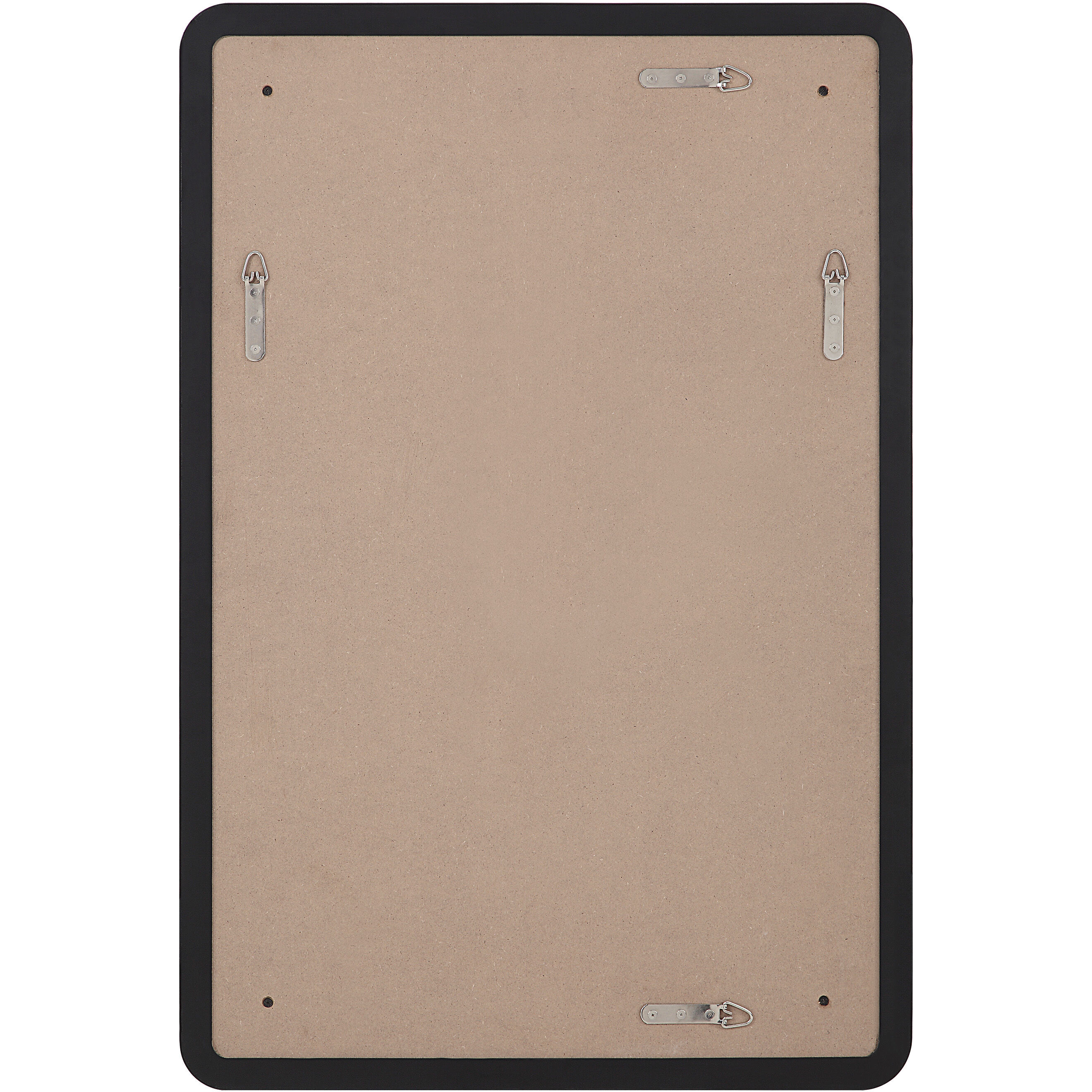 Aine 36 X 24 inch Matte Black Wall Mirror