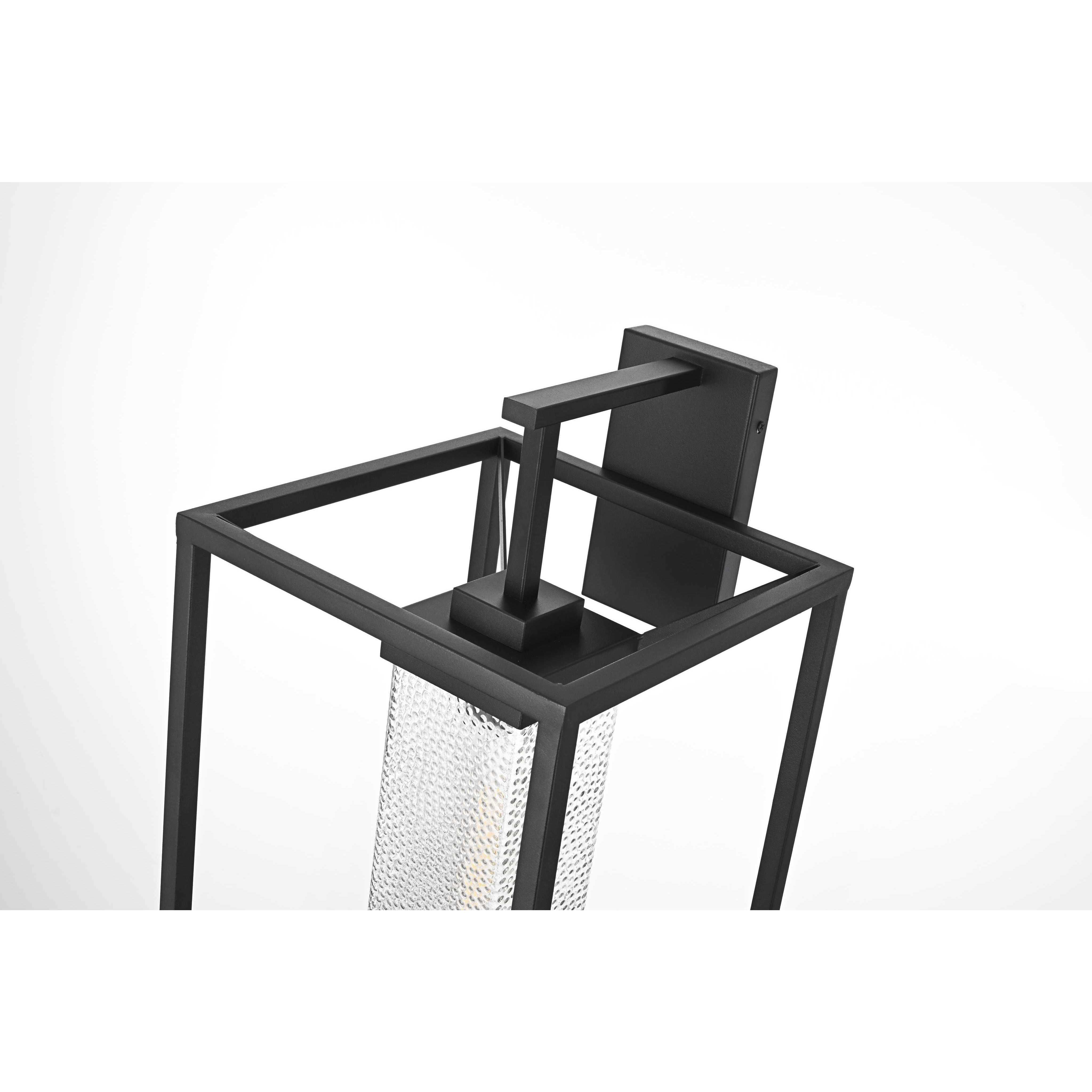 Willington 1 Light 25.5 inch Black Outdoor Wall Sconce