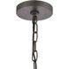 Annenberg 1 Light 8 inch Anvil Iron with Distressed Antiqued Gray Outdoor Pendant