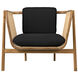 Balin Clear Coat Flat Occasional Chair