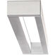 Open Bar LED 27 inch Brushed Nickel Bath Vanity & Wall Light in 3000K, 27in.
