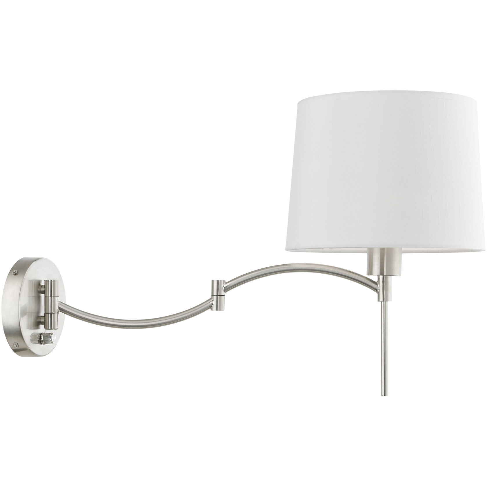 Allison 10 inch 60.00 watt Brushed Nickel Swing Arm Wall Lamp Wall Light