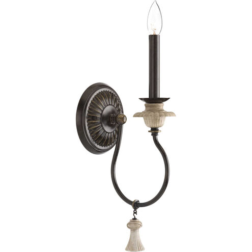 Bergamo 1 Light 6 inch Forged Bronze Wall Sconce Wall Light, Design Series