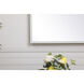 Monet 36 X 20 inch White Wall Mirror