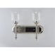 Centennial 2 Light 18 inch Polished Nickel Bath Vanity Wall Light