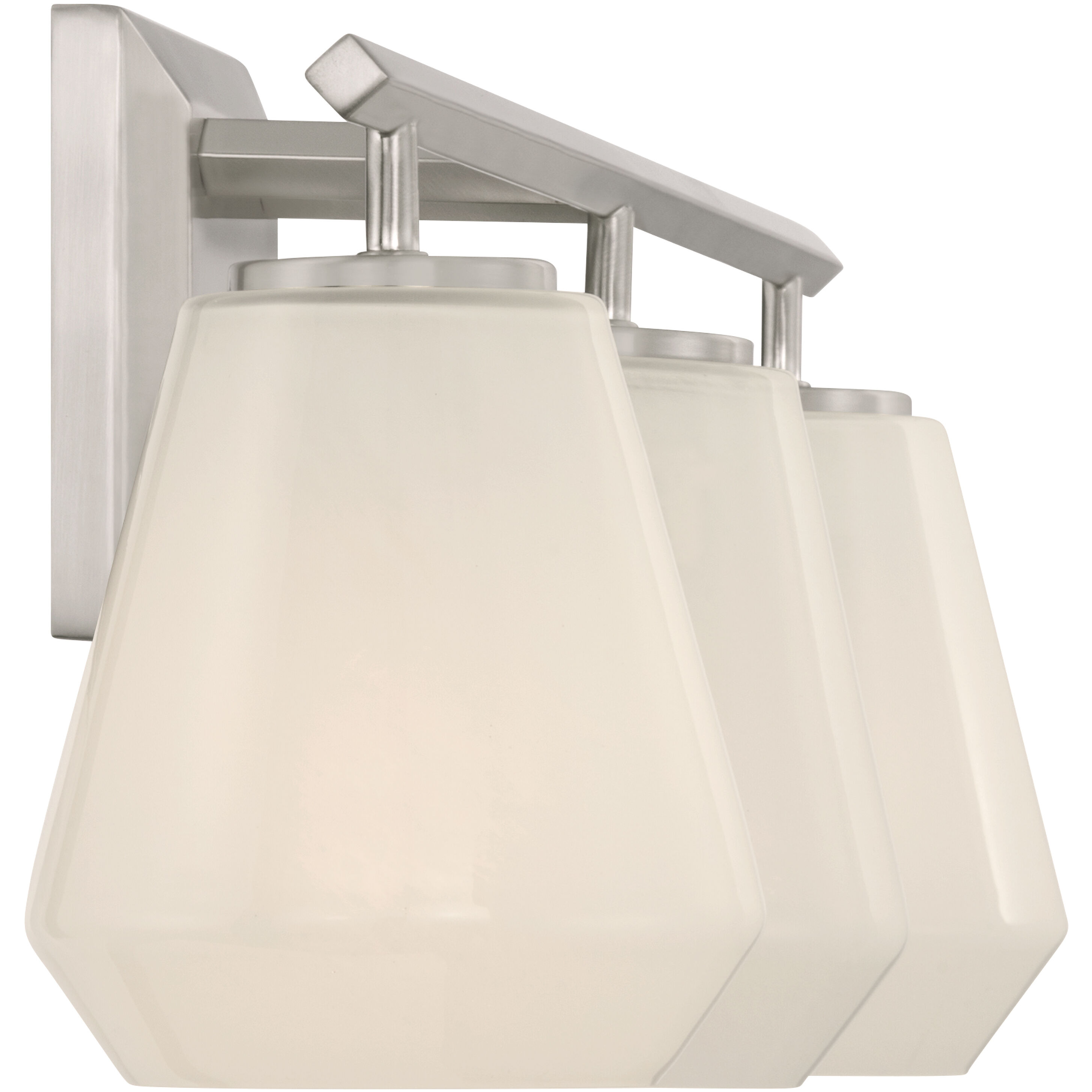 Siena 3 Light 22.75 inch Brushed Nickel Vanity Wall Light