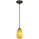 Champagne 1 Light 5 inch Oil Rubbed Bronze Pendant Ceiling Light in Maya