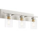 Carter 3 Light 22 inch Satin Nickel Vanity Light Wall Light