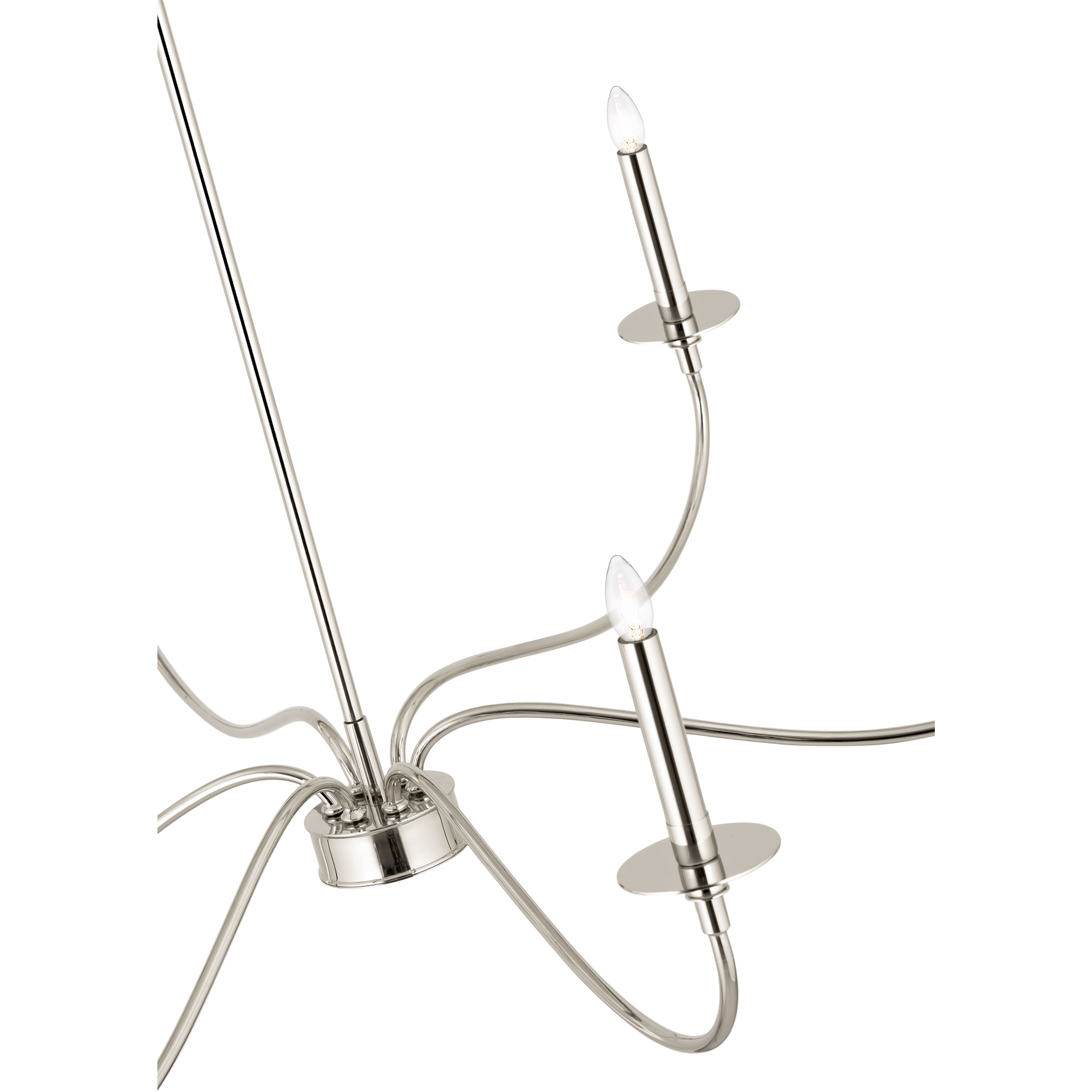 Arrington 6 Light 42 inch Polished Nickel Chandelier Ceiling Light